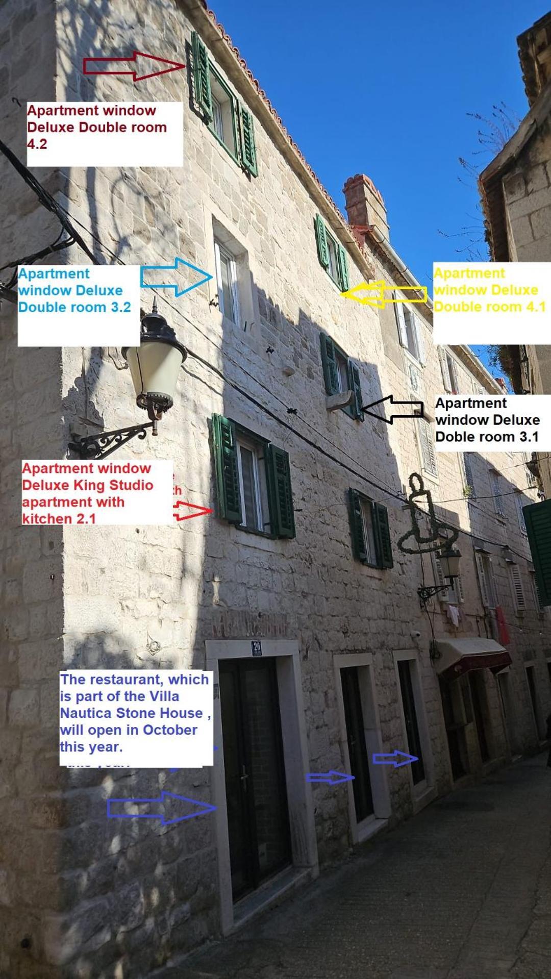 Villa Nautica Stone House Split Exterior foto
